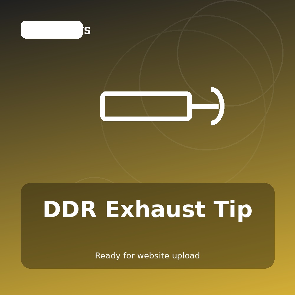 DDR Exhaust Tip